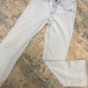 Forever 21 Women’s Light Gray Straight-Leg Jeans